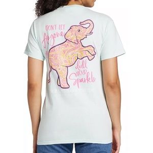 Simply southern elephant tee shirt top XL NWT